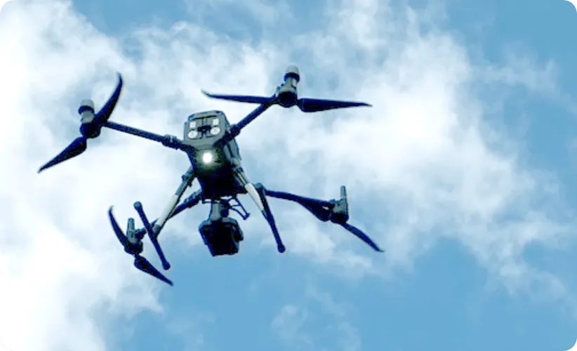 Inspection of wind turbines by drones