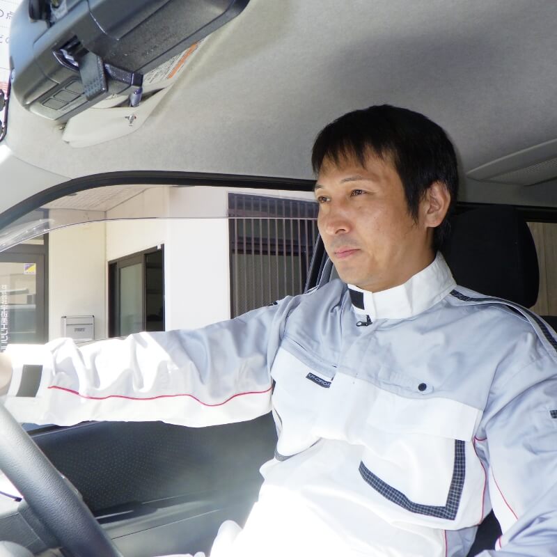 運転する岩下さん